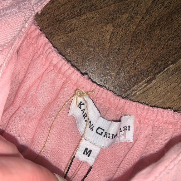 Karina Grimaldi Melanie Jaquard Cami in mauve size M 148$ revolve spring boho - Picture 3 of 6